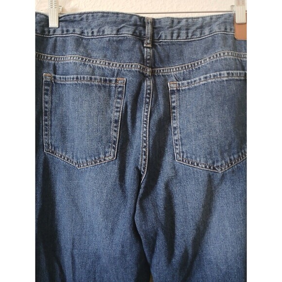 Aeropostale Women Jeans High Rise Baggy Wide Leg Size 14 SHORT Hippie Streetwear - Picture 8 of 16
